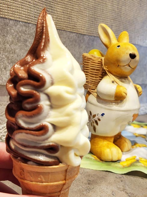 Softeis Schoko Vanile